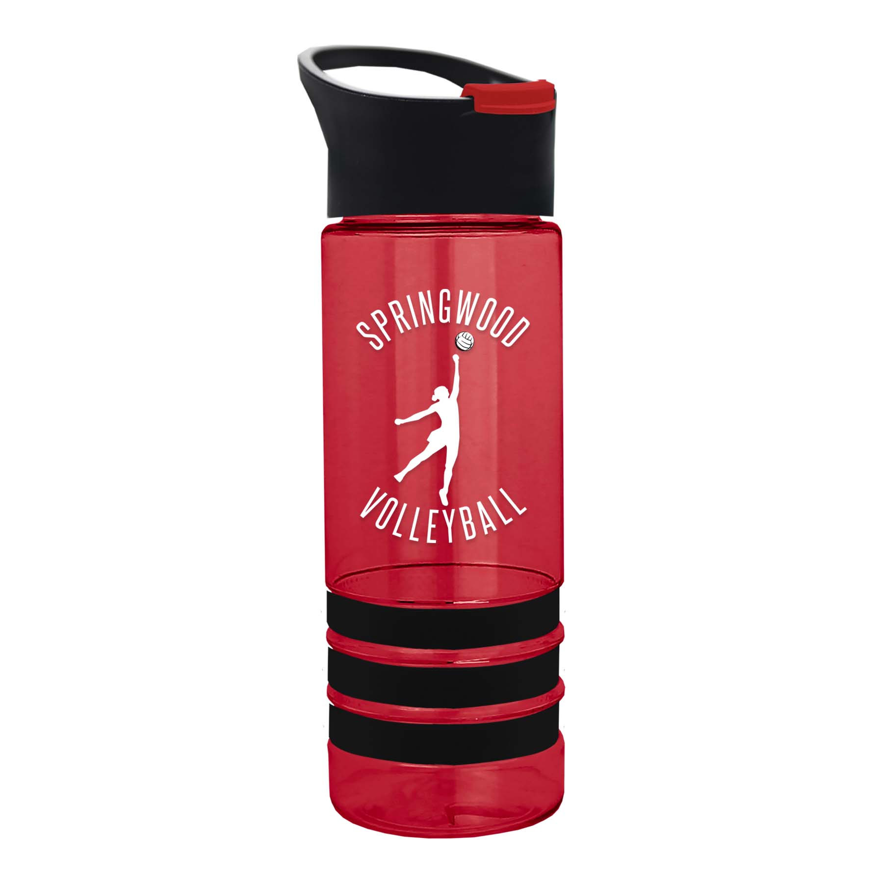 Sergeant Stripe - 24 oz. Tritan Bottle with Pop-up and Stripe Bands 2