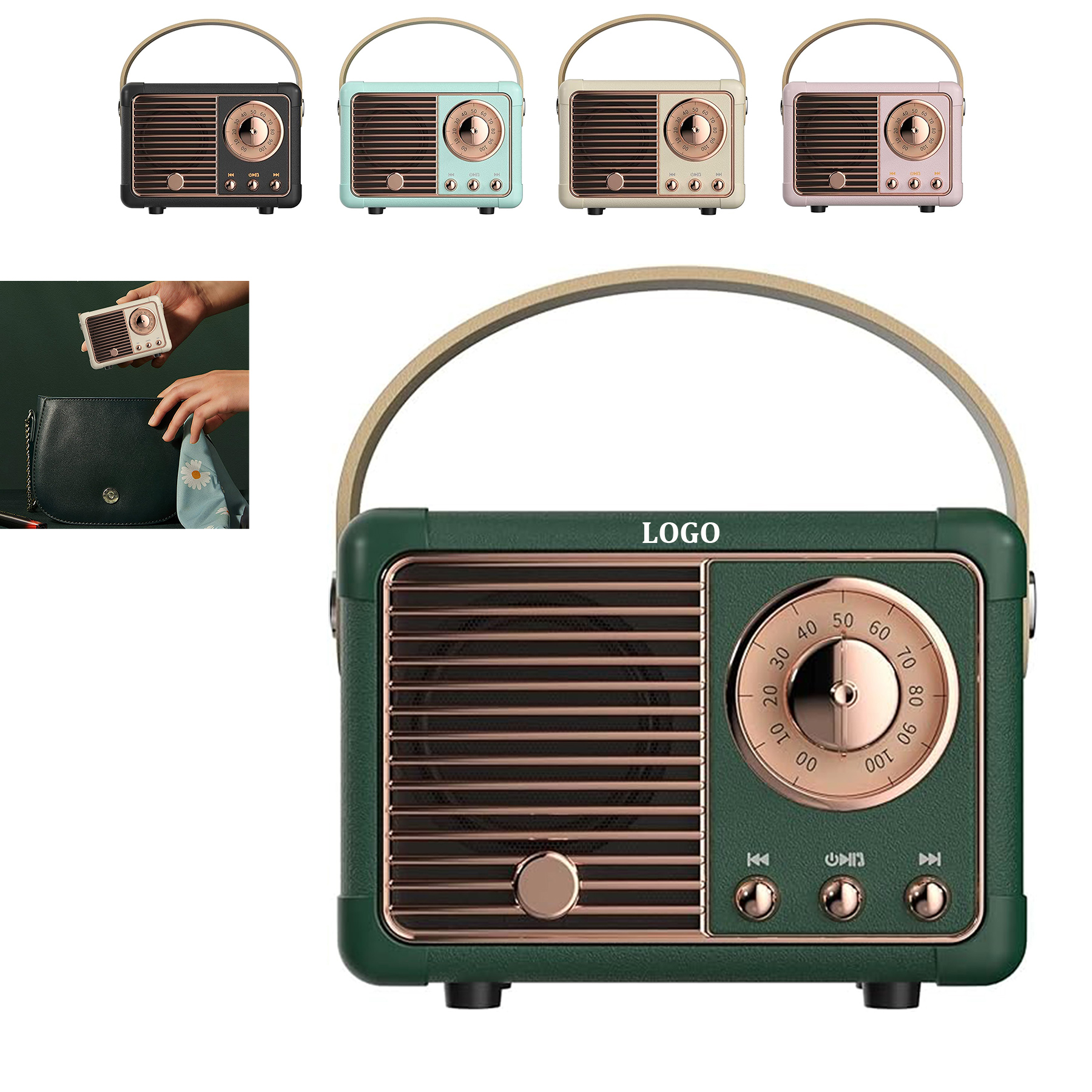 Retro Radio Bluetooth Speaker 3