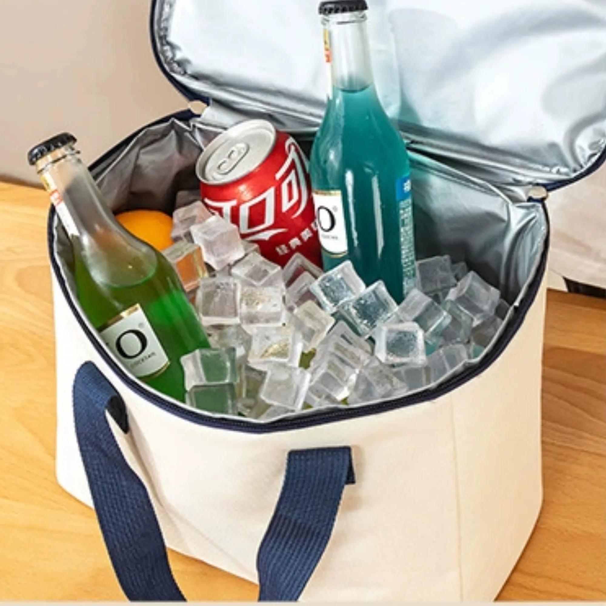 Reusable Insulated Cooler Bag Tote For Outdoor Picnic 3