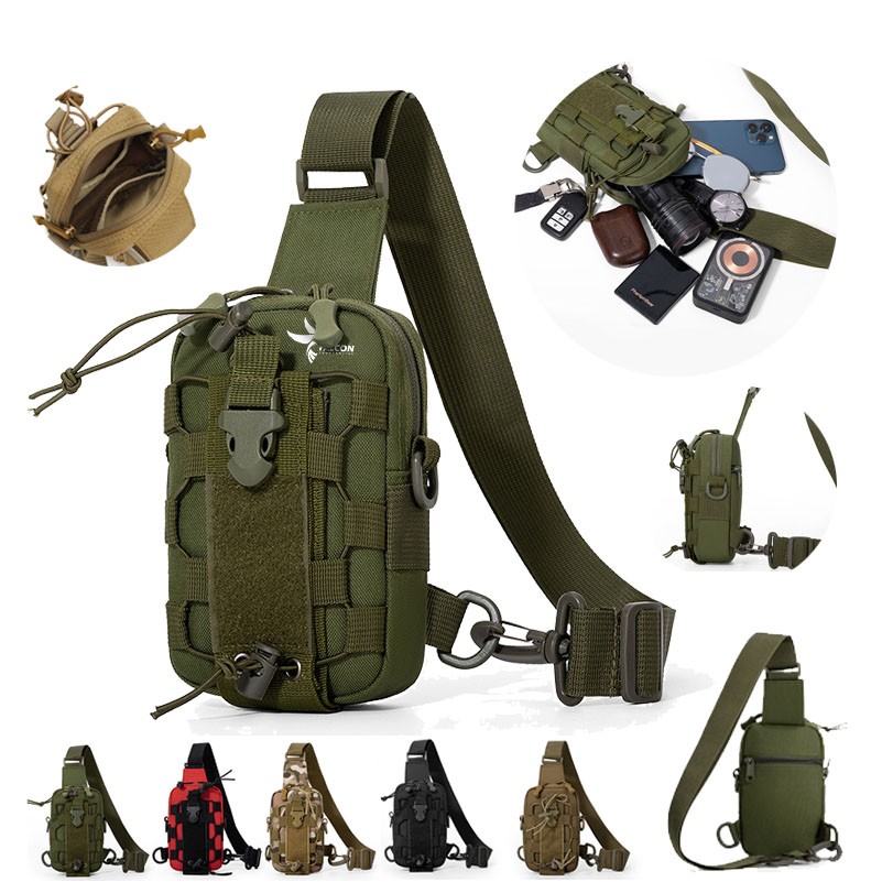Multifunctional Water-Proof Waist Bag for Men Outdoor Portable Chest Bag 3