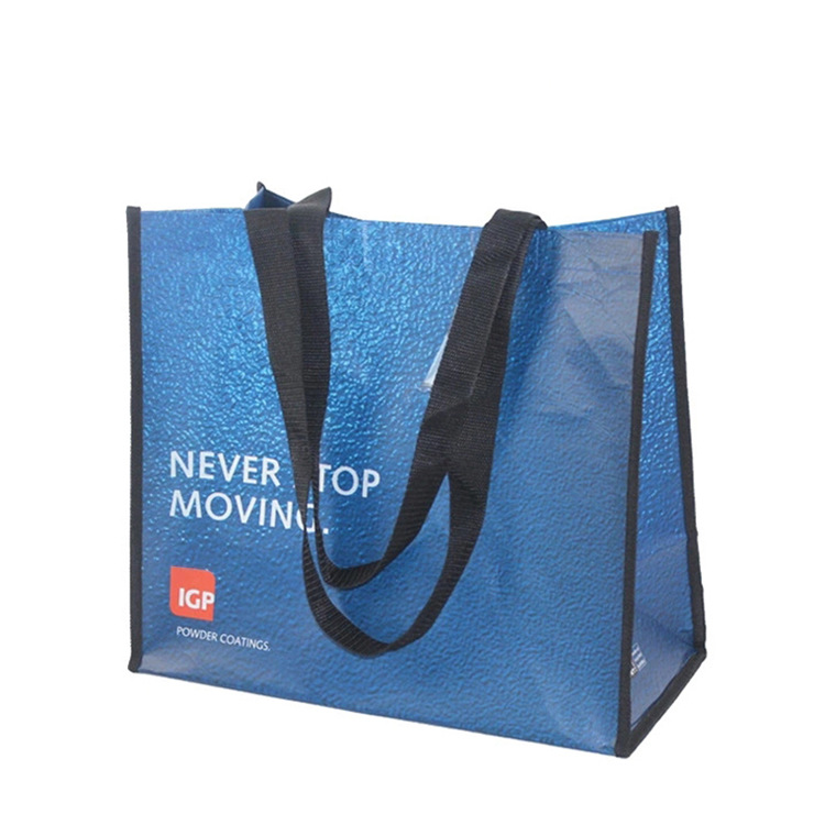 Custom Laminated Grocery Tote Bag, custom tote bag with logo imprint 2