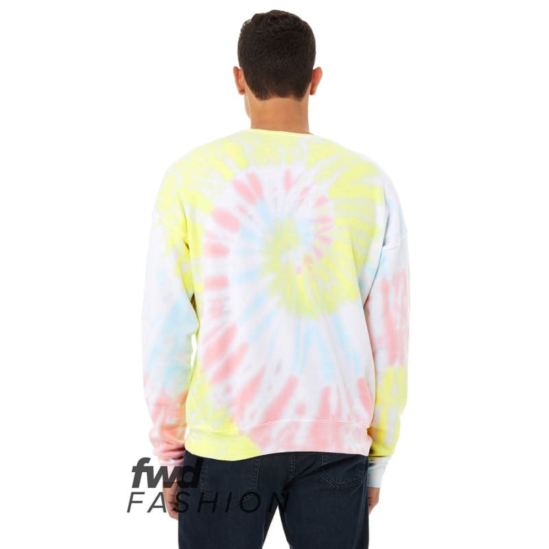 Bella + Canvas FWD Fashion Unisex Tie-Dye Pullover Sweatshirt 3