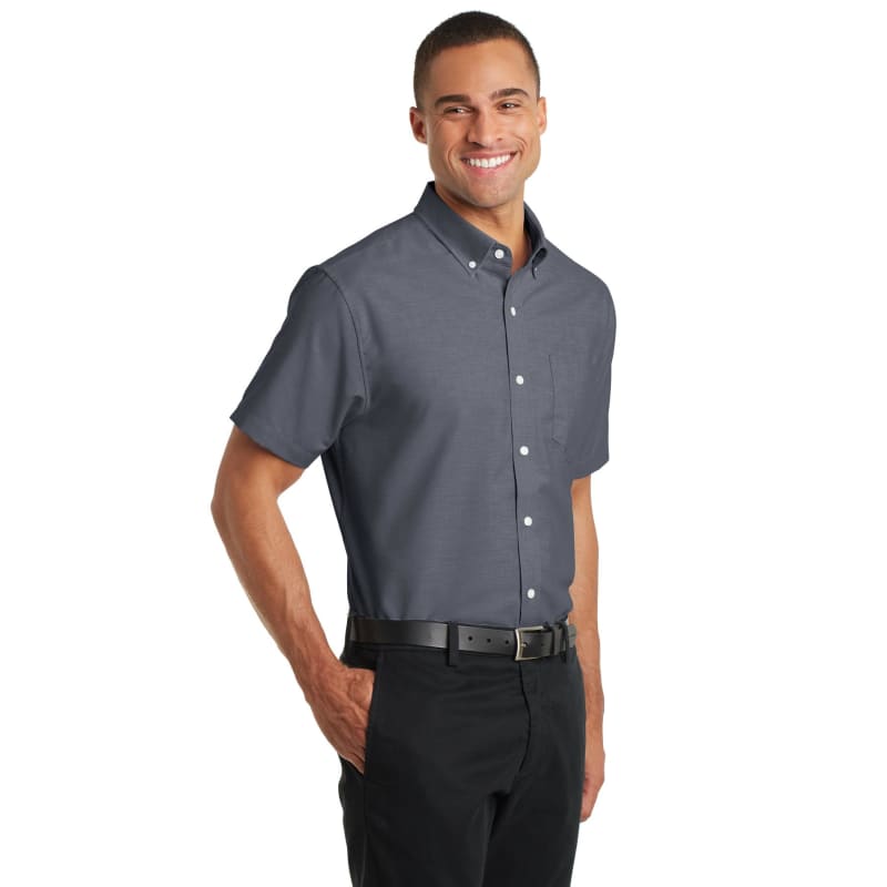 Port Authority Short Sleeve SuperPro Oxford Shirt. 15