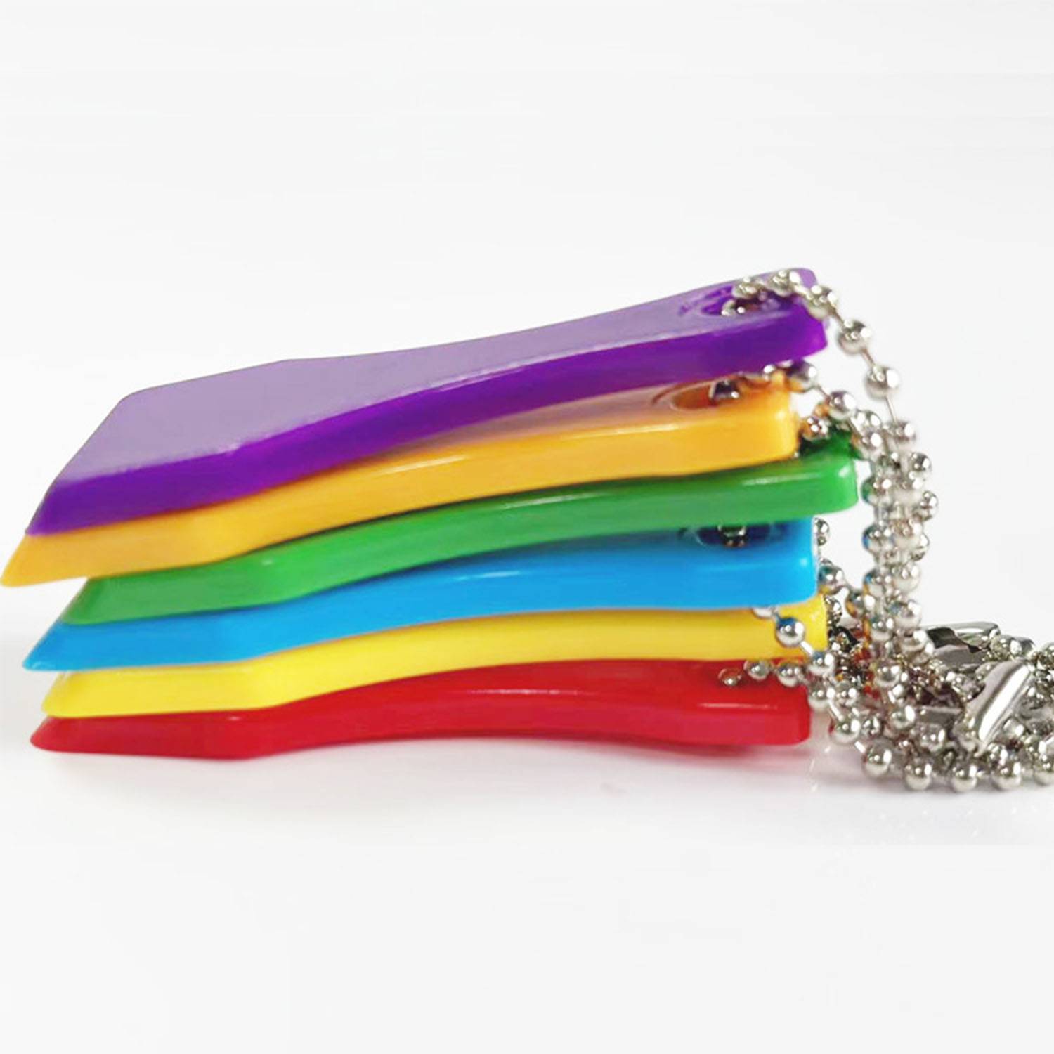 Plastic lottery scratch keychain 8