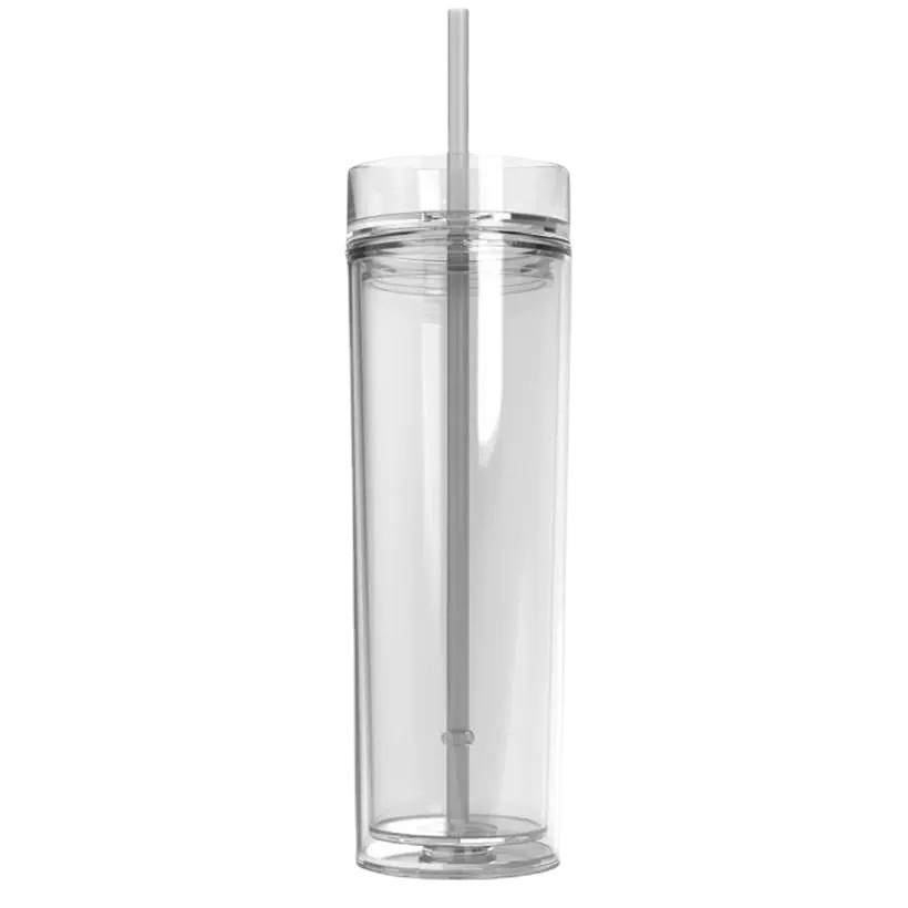 Plastic Reusable Cup With Straws 4