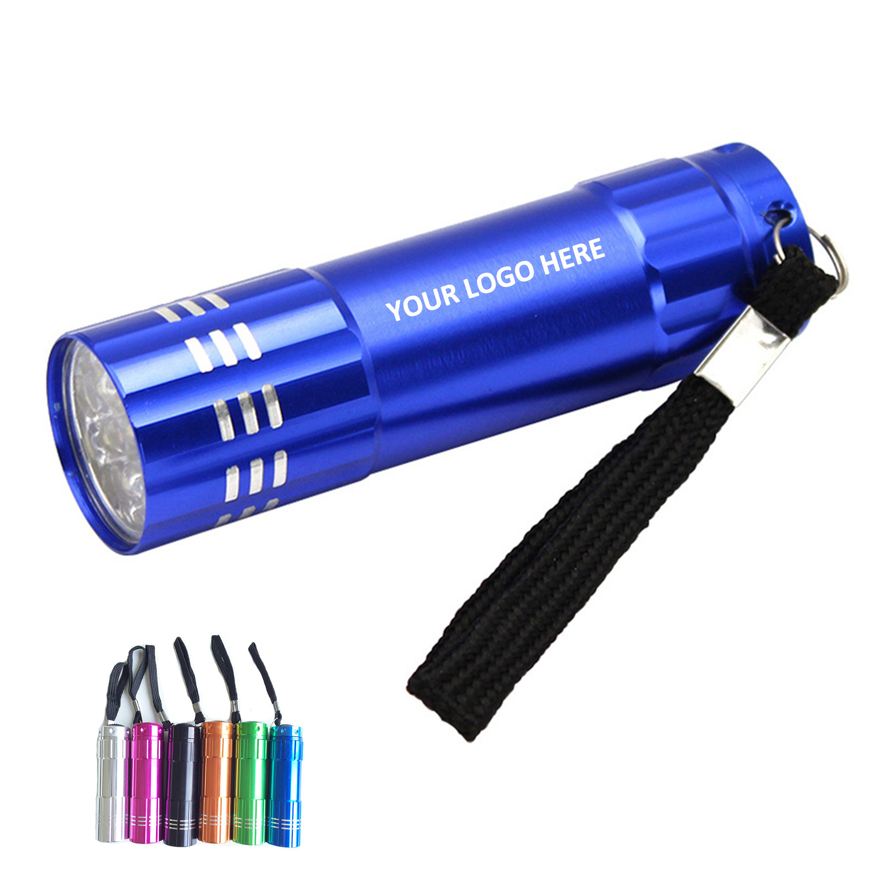 Aluminum Flashlight with Stra 2