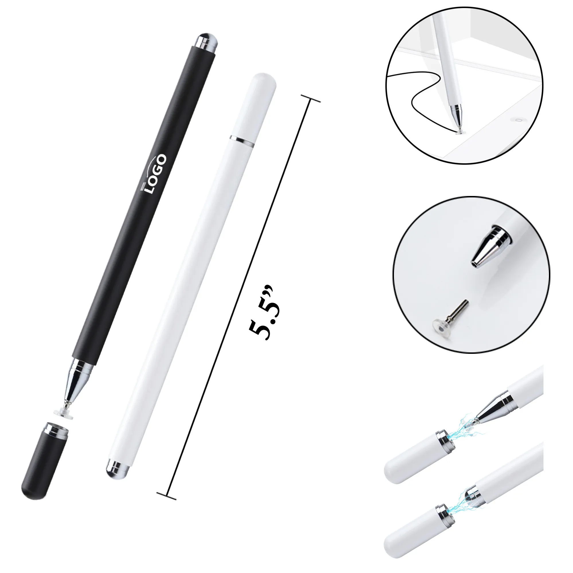 MOQ50 Dual Head Magnetic Stylus Pen 2
