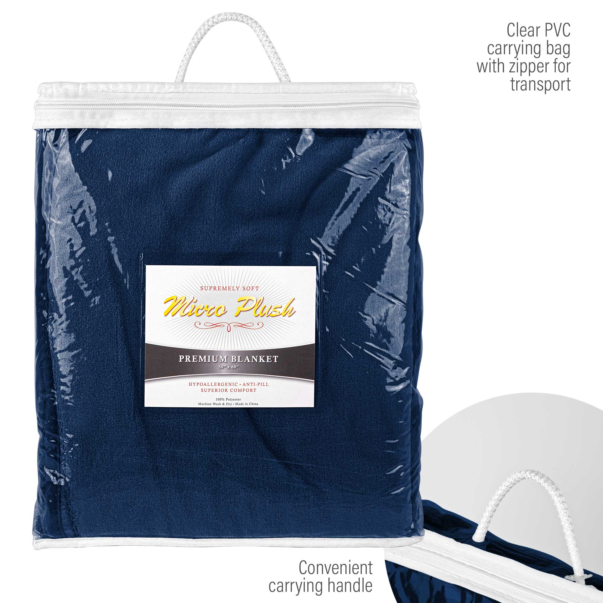 280g Premium Anti-Pill Micro Plush 100% Polyester Blanket 3