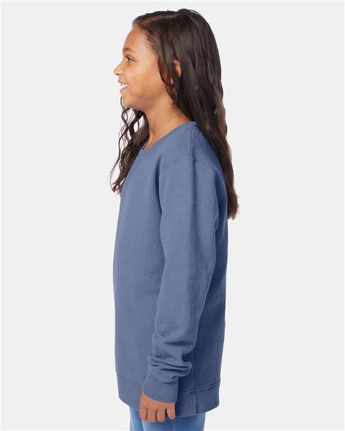 Youth Garment-Dyed Crewneck Sweatshirt - GDH475 13