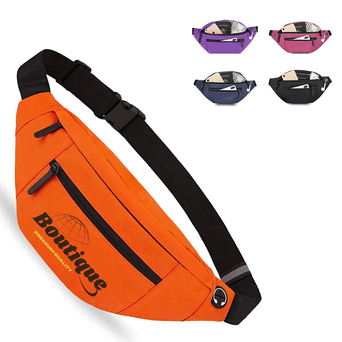 Outdoor Fitness Lightweight Waterproof Crossbody Waist Bag 1