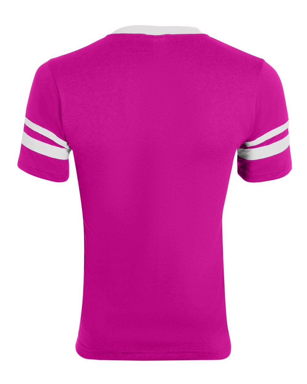 V-Neck Jersey with Striped Sleeves - 360 21