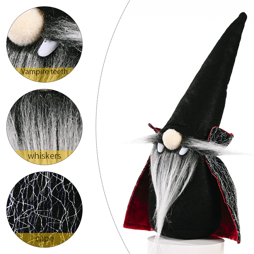 Halloween Dwarves Faceless Gnome Elf Black witch 2
