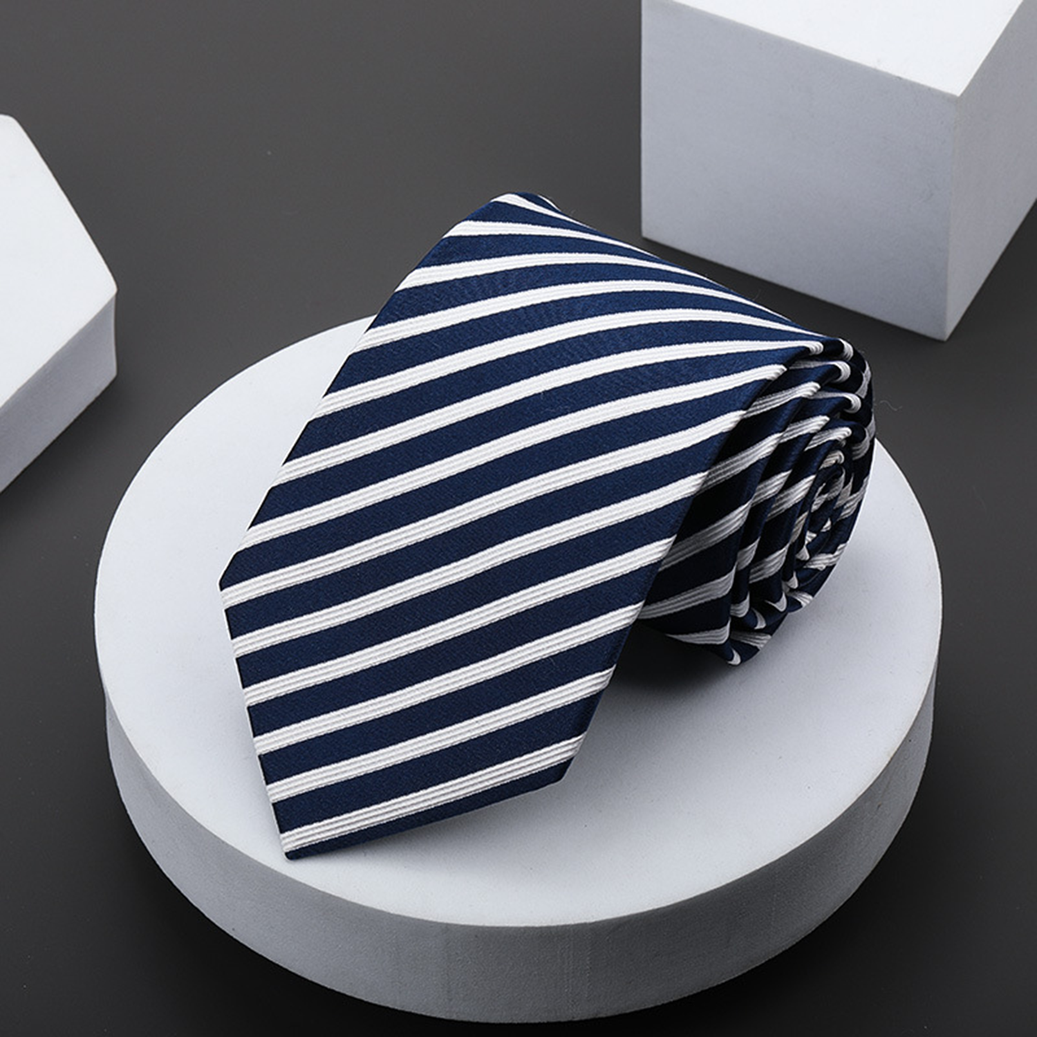 Men's Classic Striped Patterned School Color Stripe Ties 3