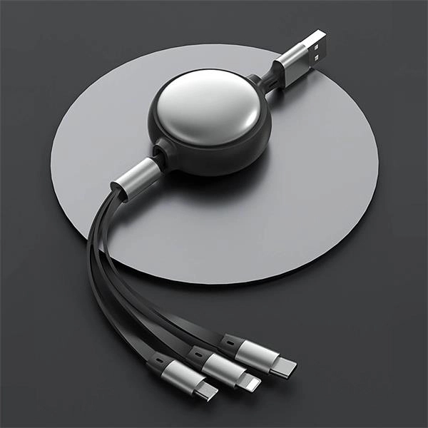 3-in-1 Retractable USB Charging Cable 3