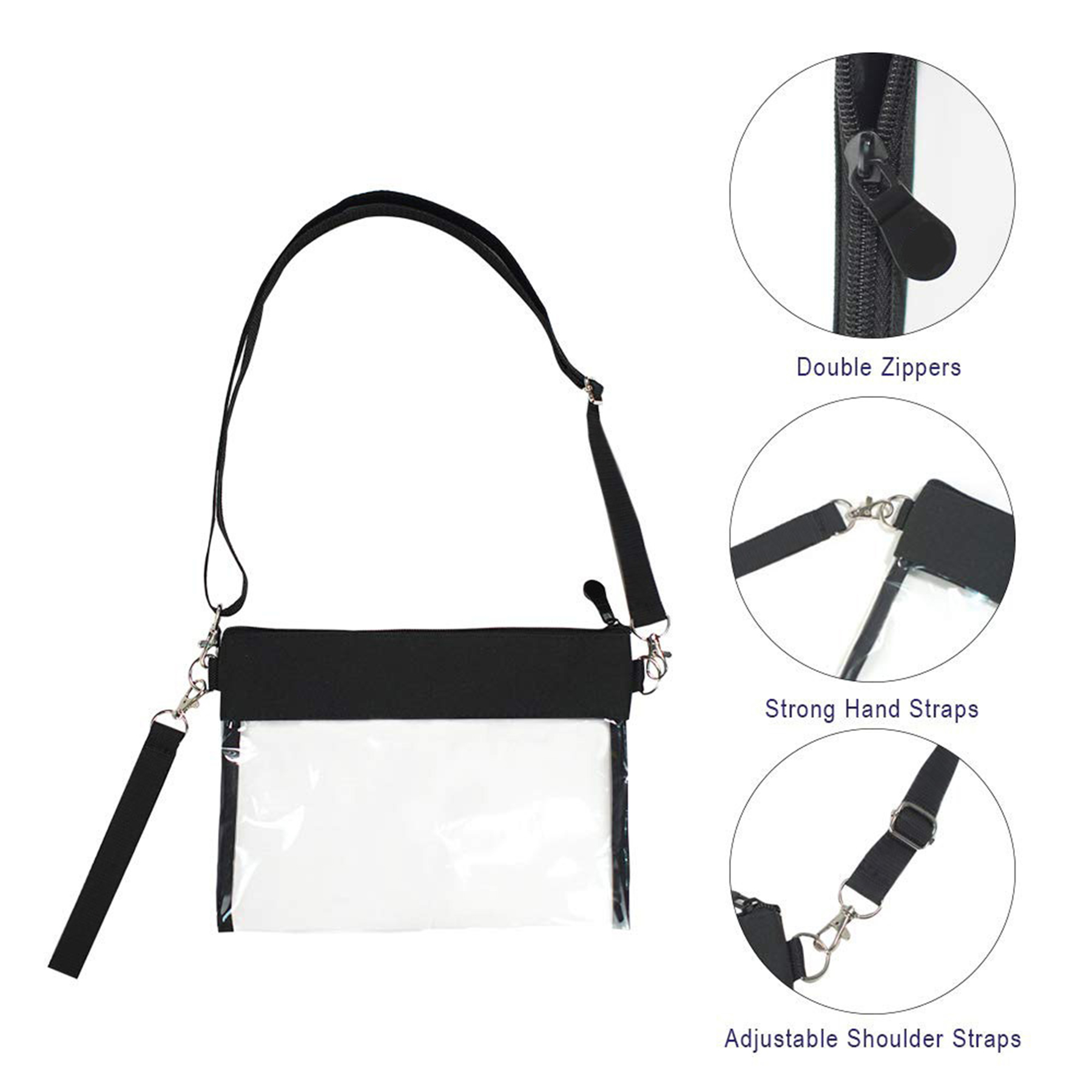 Clear Stadium Shoulder Bags 2