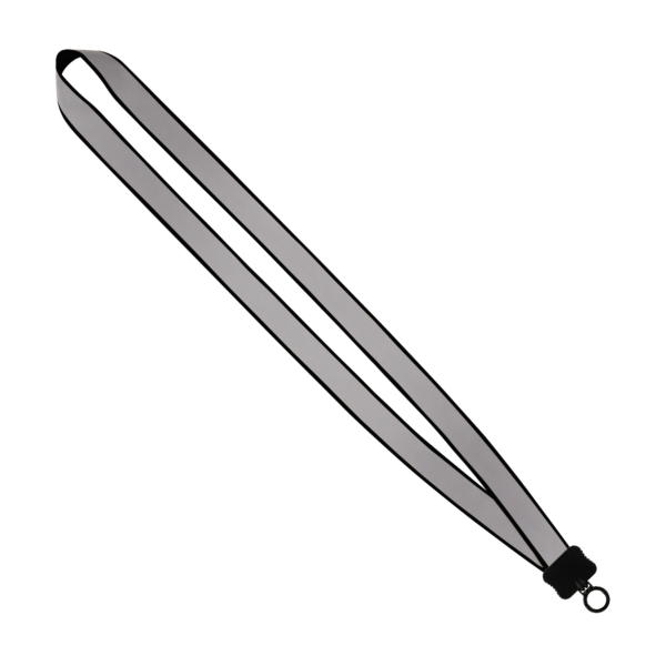 3/4" Reflective Lanyard with Plastic Clamshell & O-Ring 4