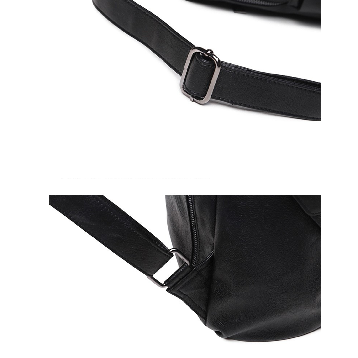 Large Fashion PU Leather Backpack Purse 8