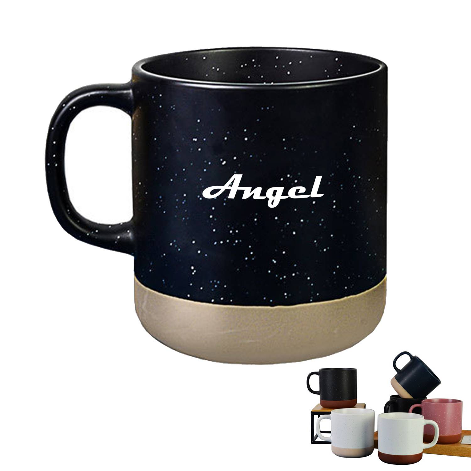 12 Oz Coffee Mug With Handle 6