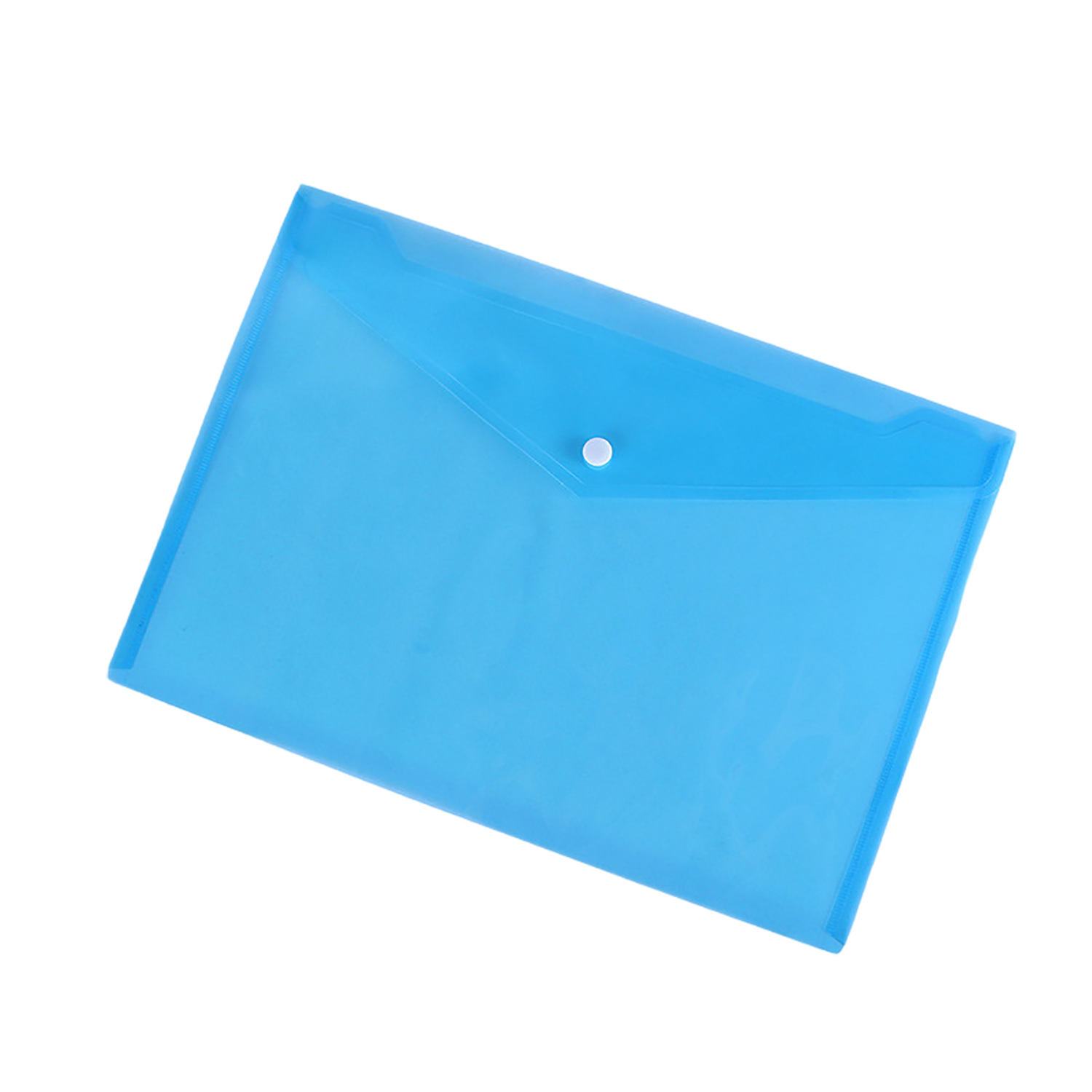 A4 Transparent Office File Folder with Button Closure 9