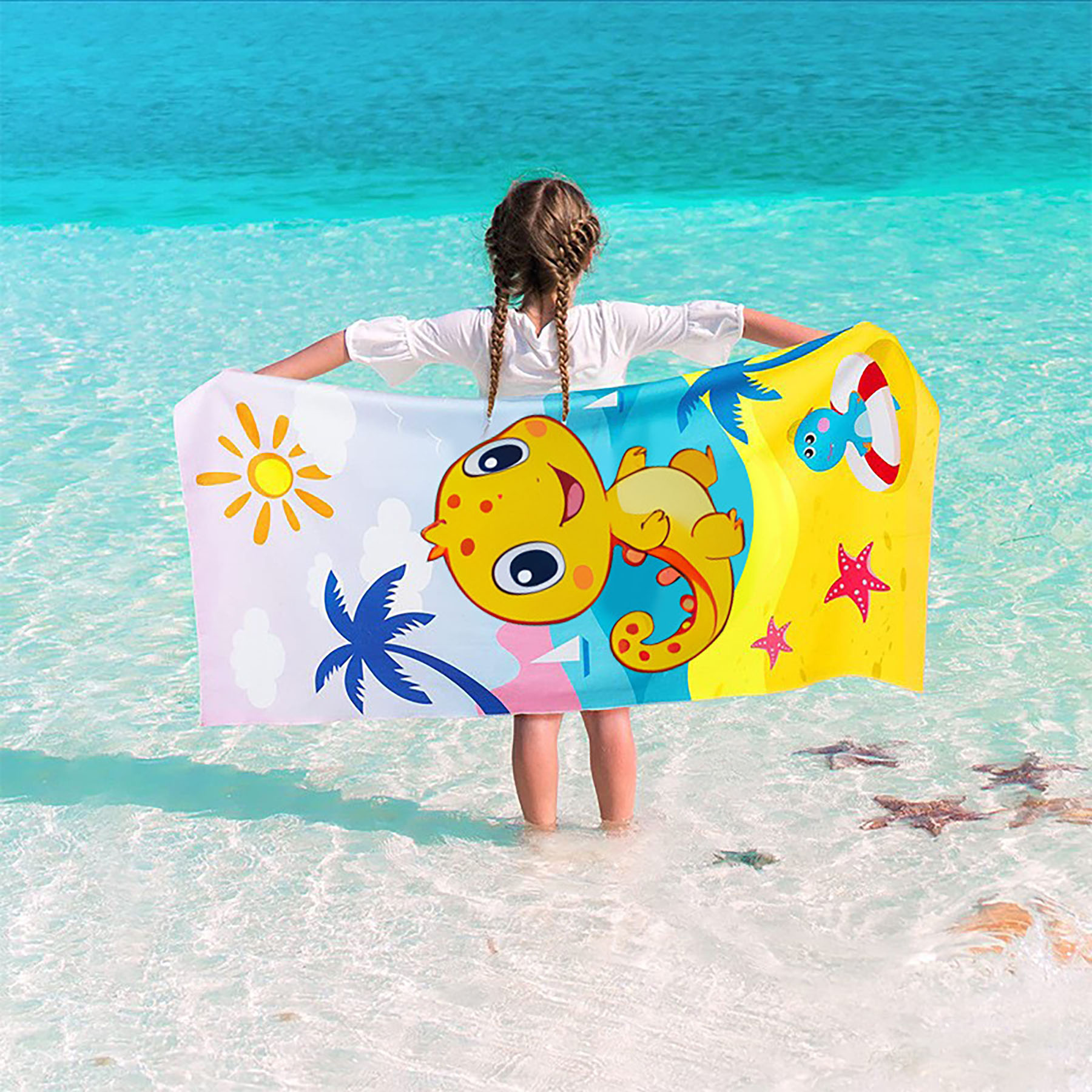 Full Color Microfiber Beach Towel 7