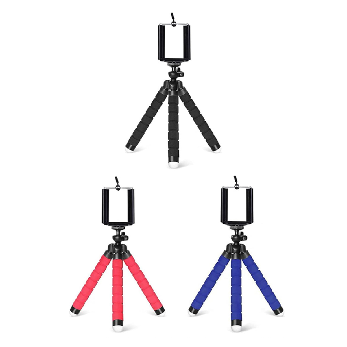 Flexible Tripod Phone Stand with Adjustable Clamp 8