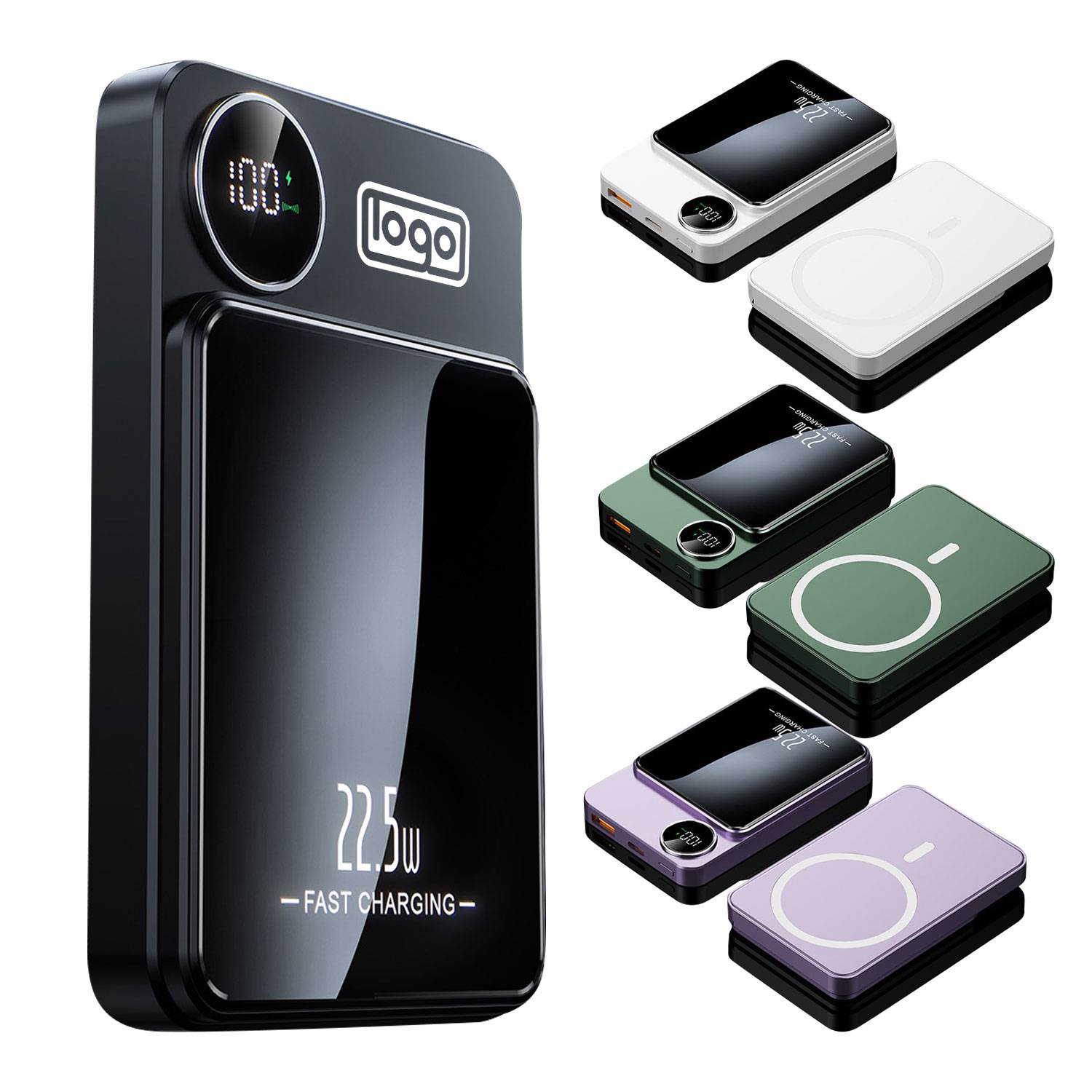 10000 Mah Ultra-Thin Convenient Wireless Fast Charging