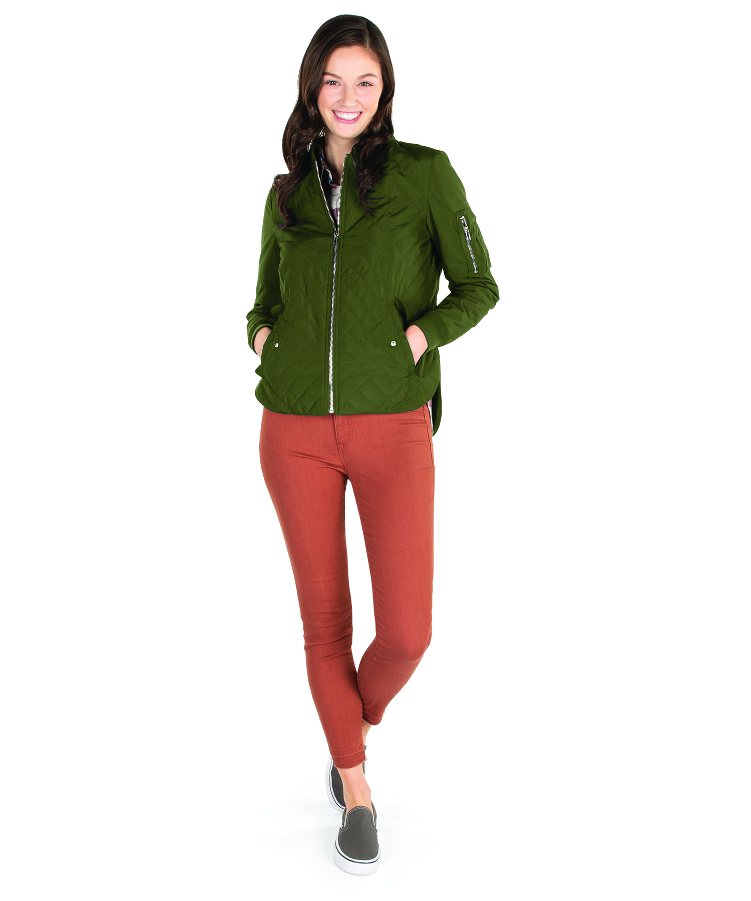 Women's Quilted Boston Flight Jacket 36