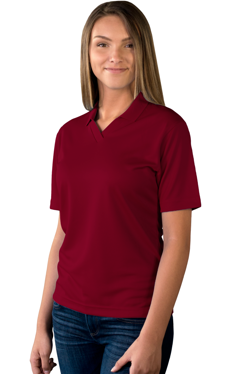 Ladies' Wicking V-Neck Polo 16