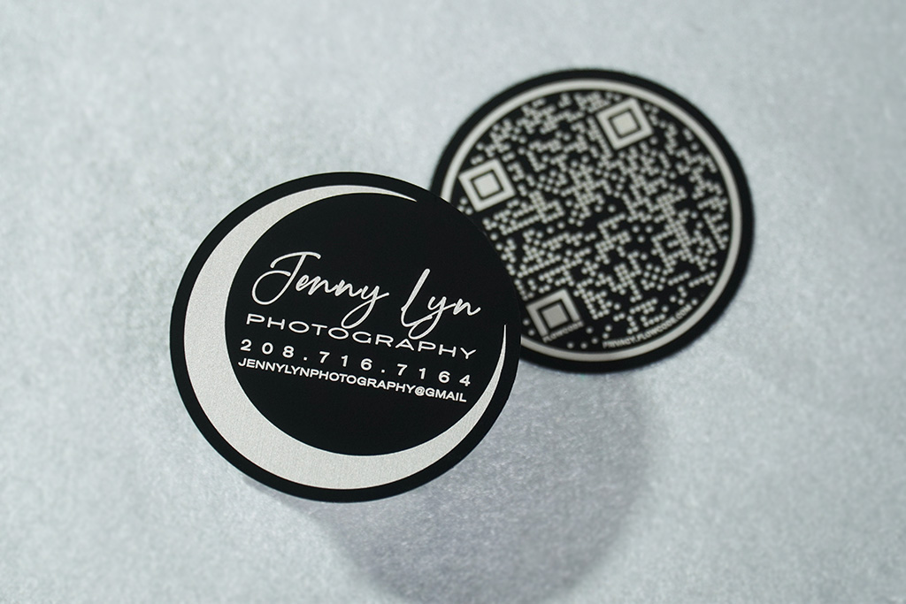 Square Metal Business Cards 3
