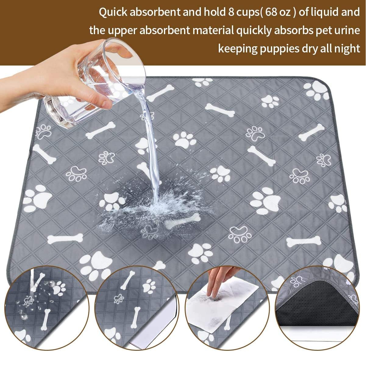 Super Absorbing Pet Eusable Pee Training Pads 1