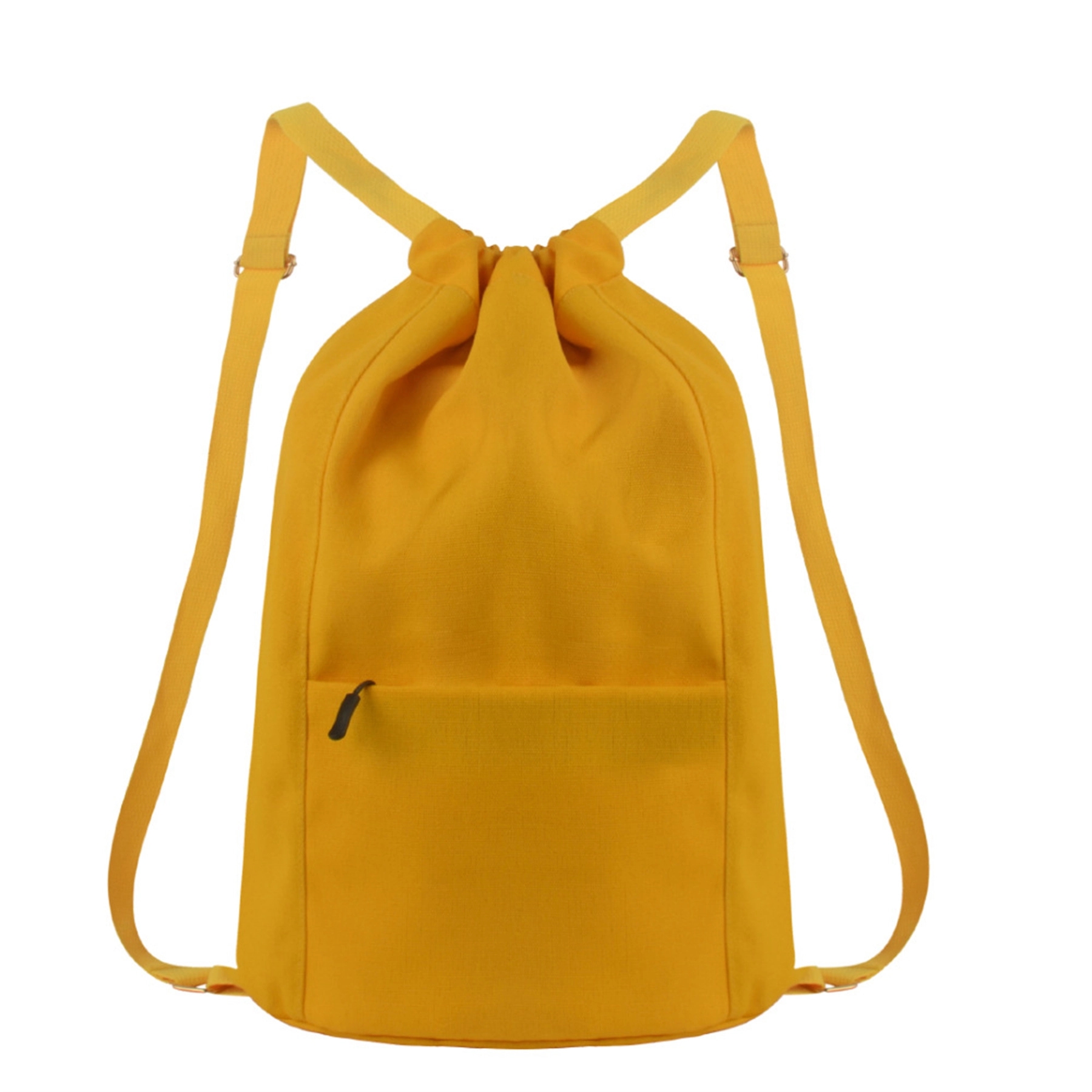 Canvas backpacks with Adjustable Strap&Zipper Pocket 5