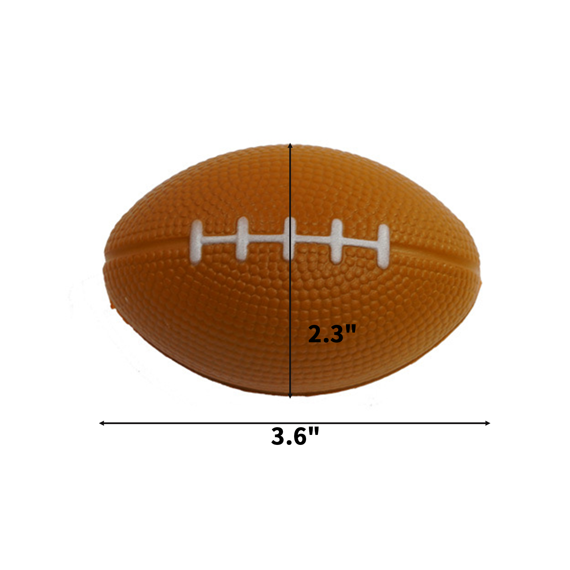 PU Foam Rugby Shape Stress Reliever Ball 8