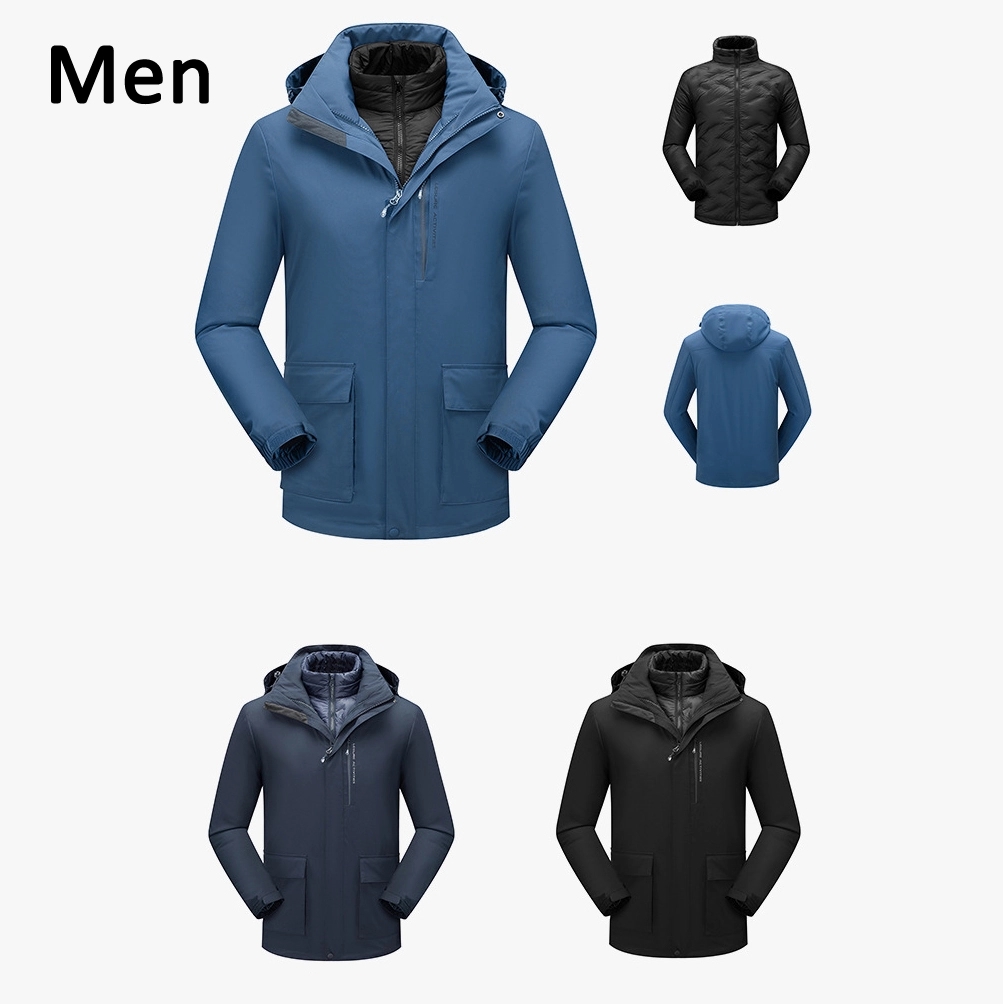 Waterproof Detachable 2-layer Hiking Jacket & Outdoor Coat 9