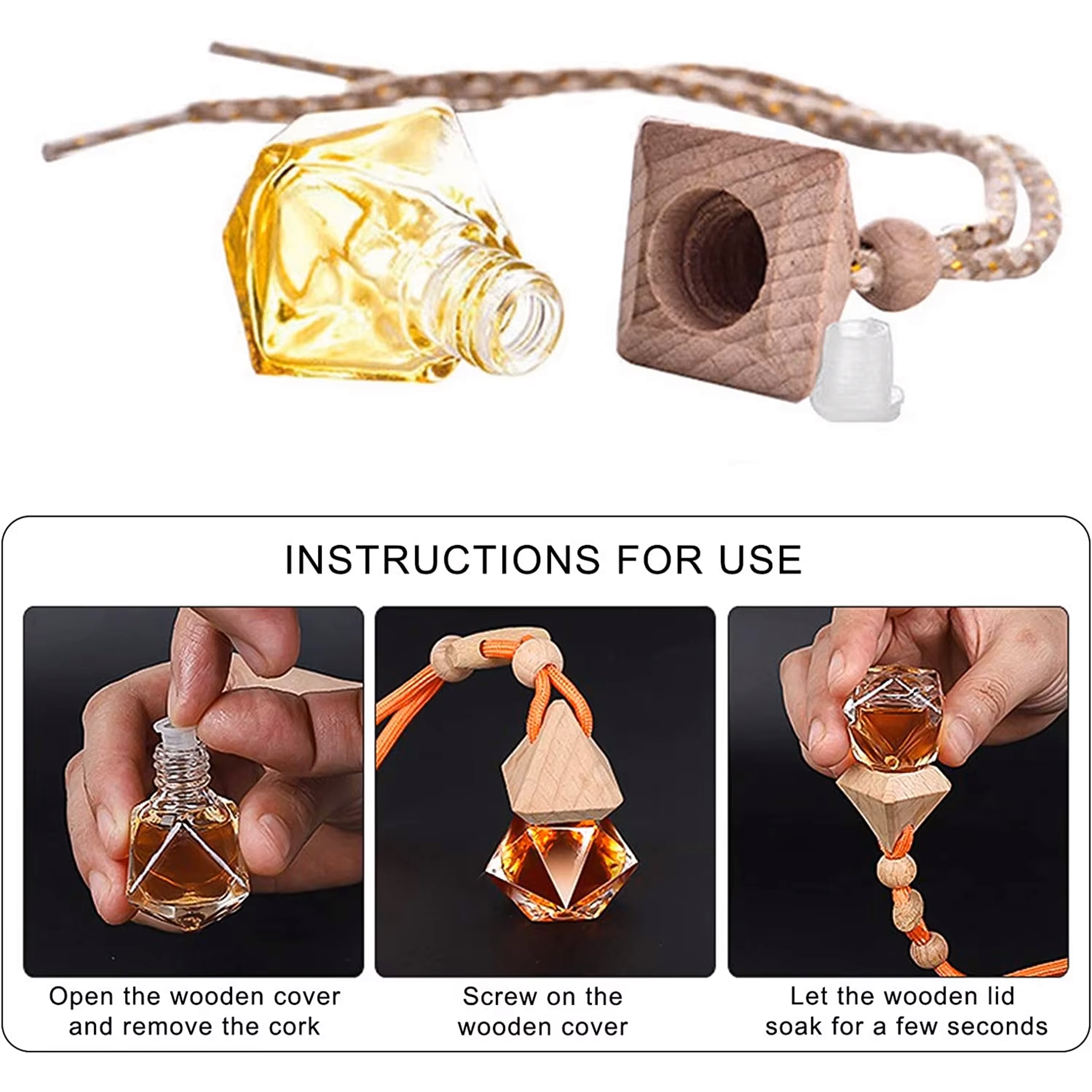 AromaGem Refillable Car Diffuser 3