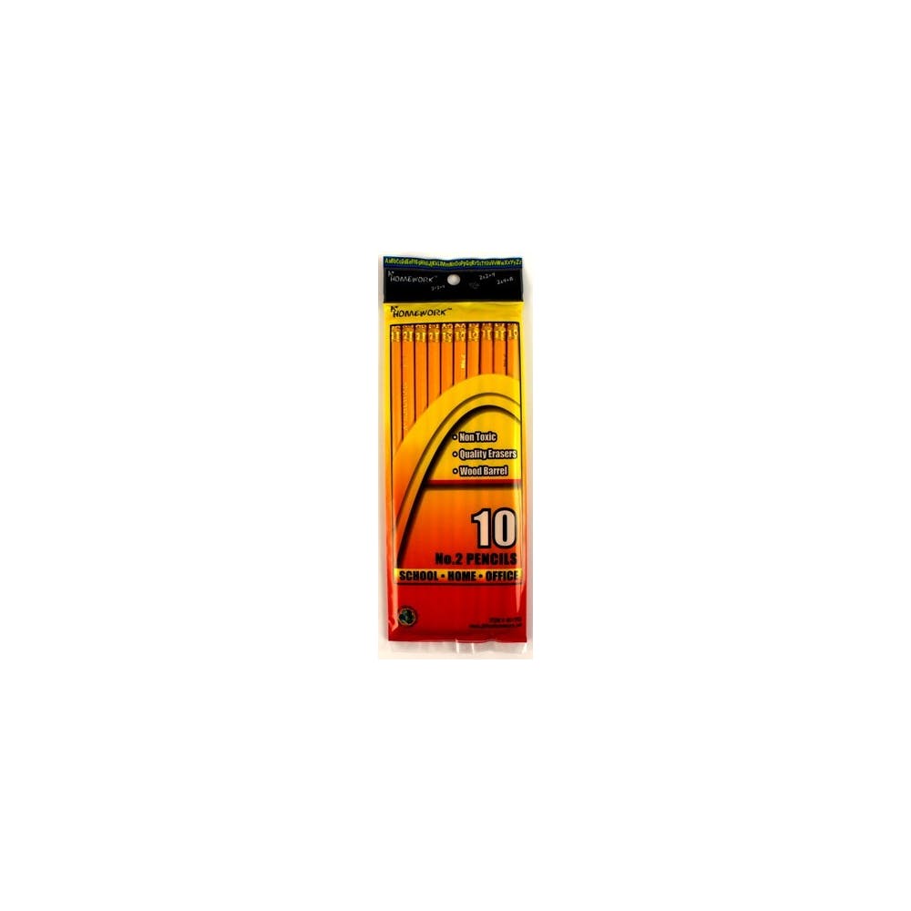 #2 Pencils Unsharpened 10ct 1