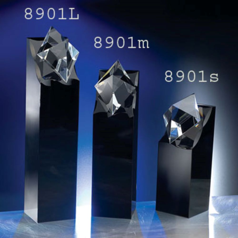 DIAMOND IN THE ROUGH OPTIC CRYSTAL AWARD - SMALL 1