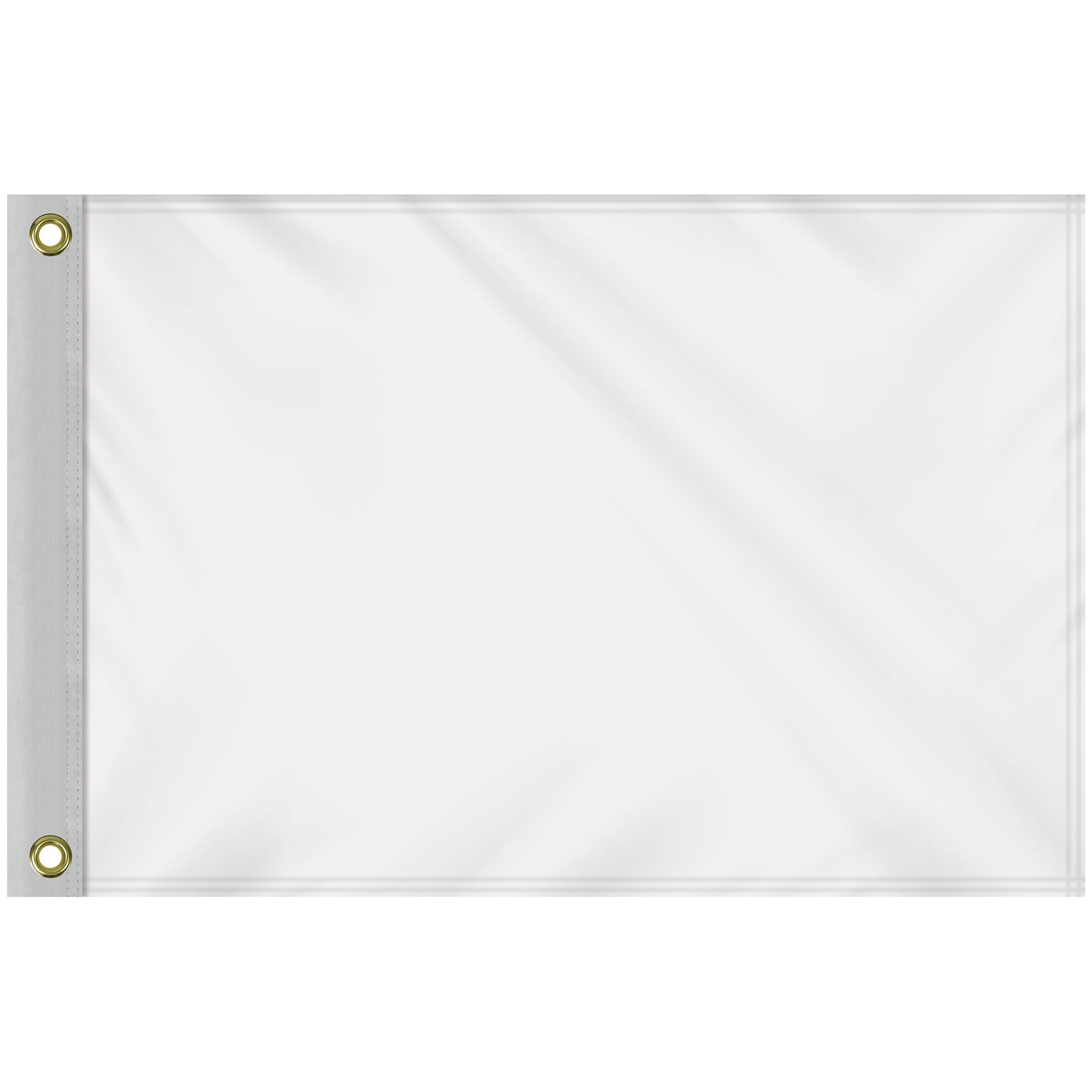 14" x 20" Custom Single Reverse Knitted Polyester Golf Flag with Heading & Grommets 8