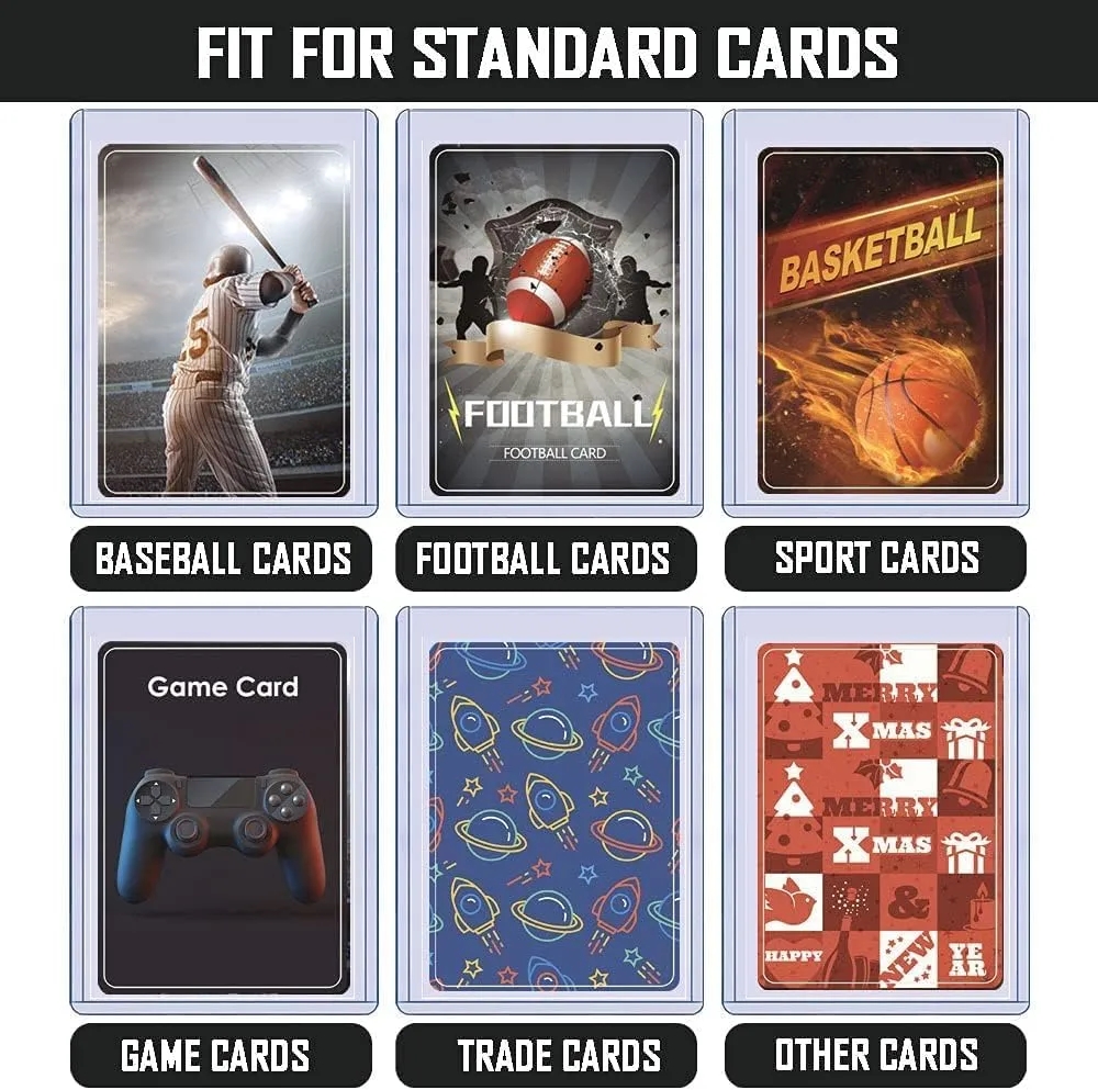 PVC Hard Plastic Card Sleeves Holder 9