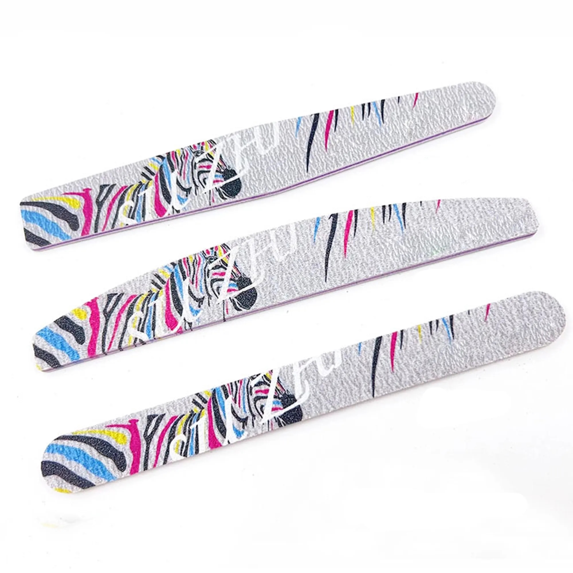 Zebra Print Nail Filing 1