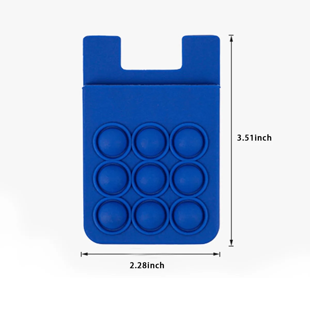 Silicone Bubble Decompression Phone Back Sticker Card Holder 4