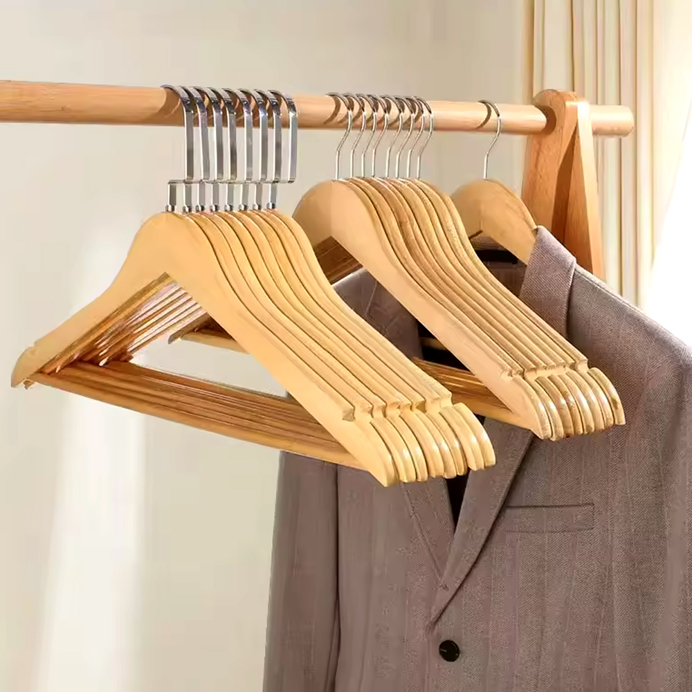 Sturdy Wooden Clothes Hanger 1