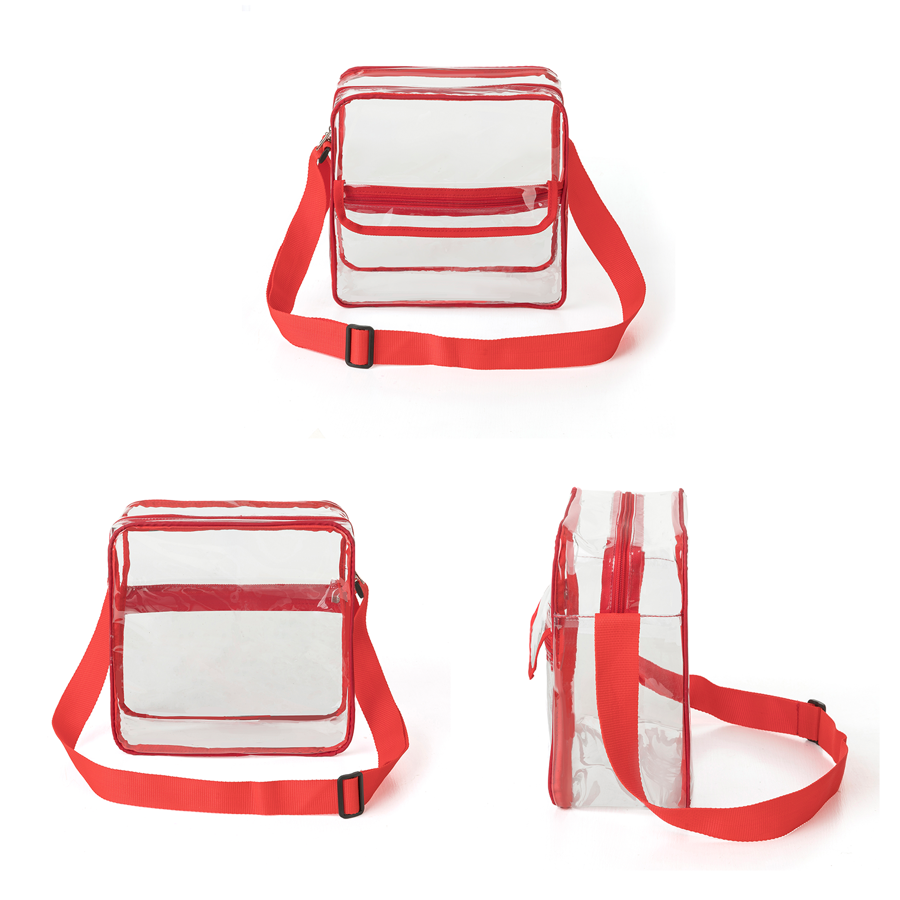 Basic Clear Stadium Security Messenger Bag 2