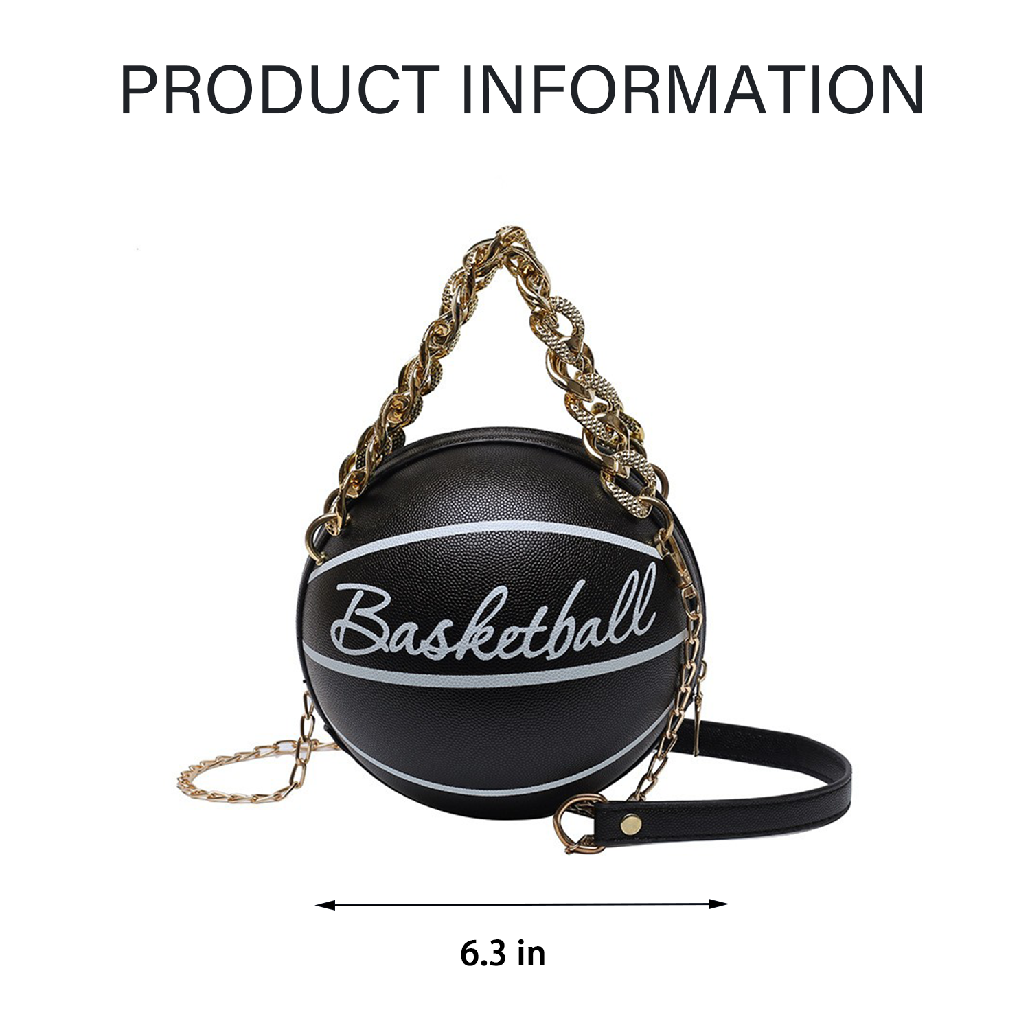 PU Portable Basketball Chain Bag 4