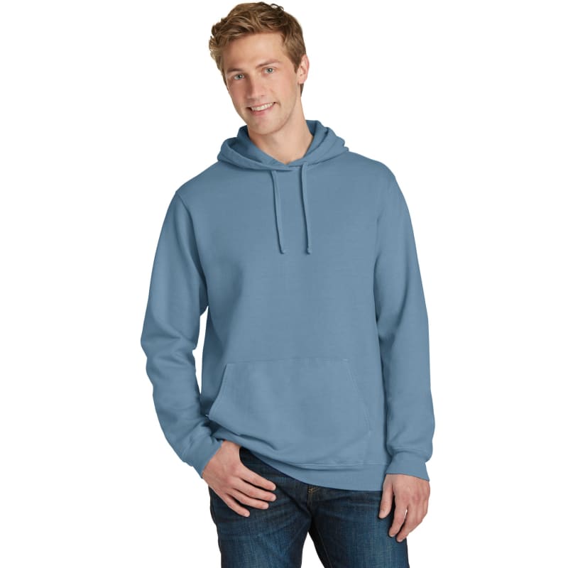Port & Company Beach Wash Garment-Dyed Pullover Hooded Sweatshirt. 93