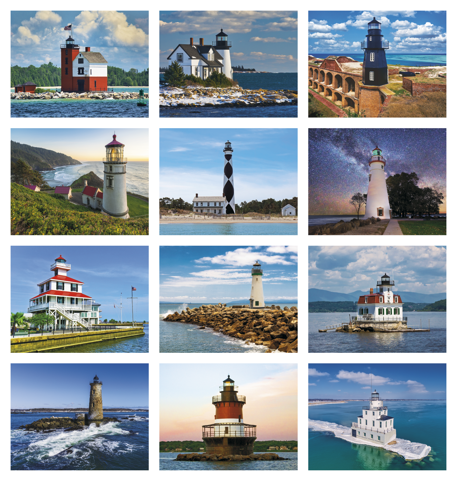 Triumph® Calendars Lighthouses Calendar 34