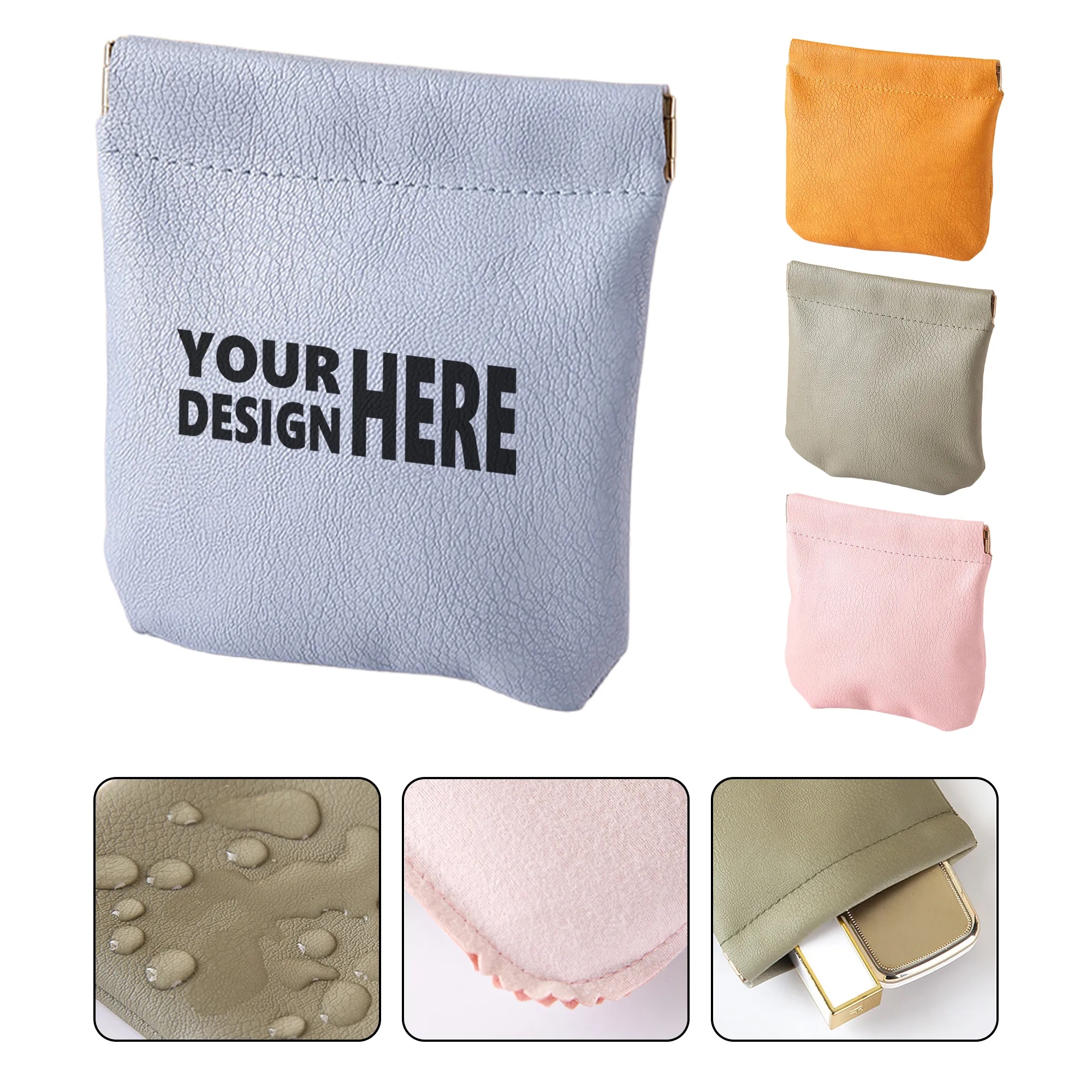 Spring Closure Pouch