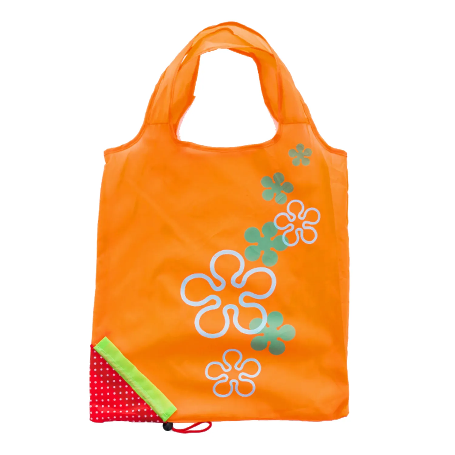 Compact Strawberry Scrunch Tote, Fruit Folds Shopping Bag 15