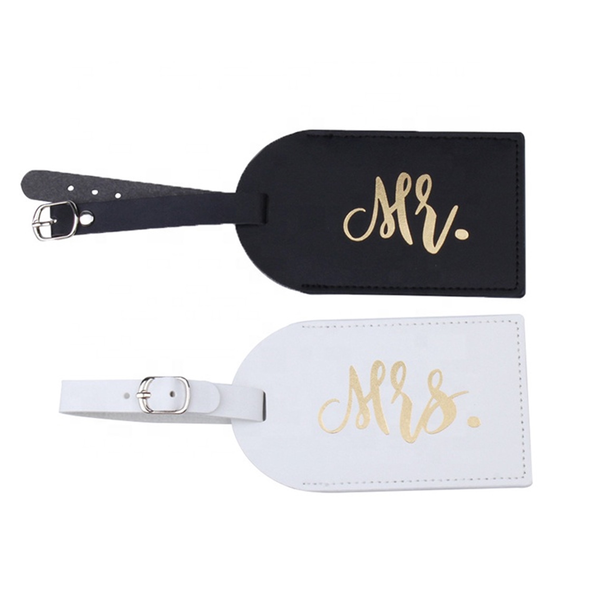 Custom Leather Luggage Tag Baggage Claim Tag 4