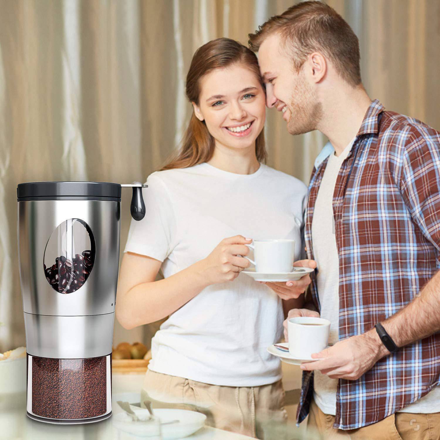 Stainless Steel Manual Coffee Machine 6