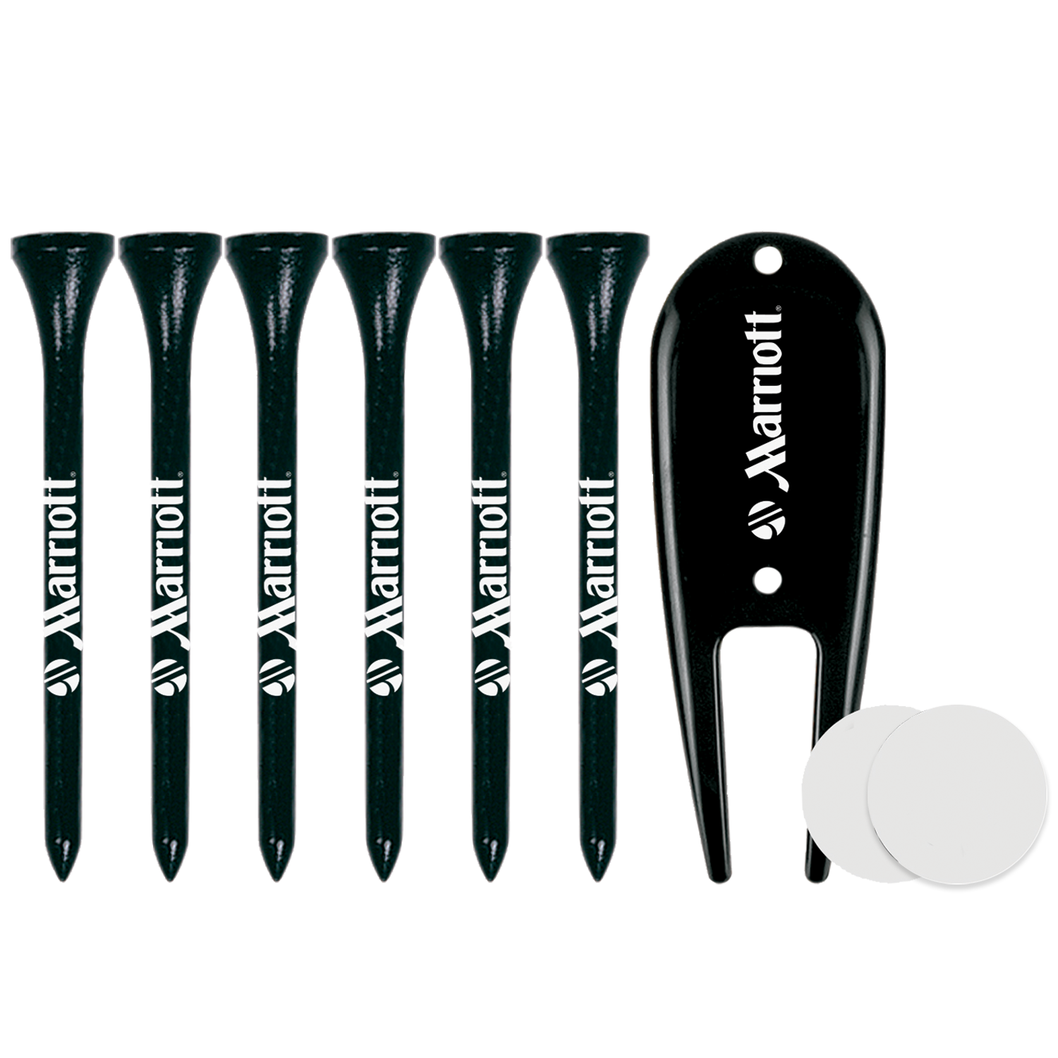 6 Tall Golf Tees/1 DVF/2 PM24 1